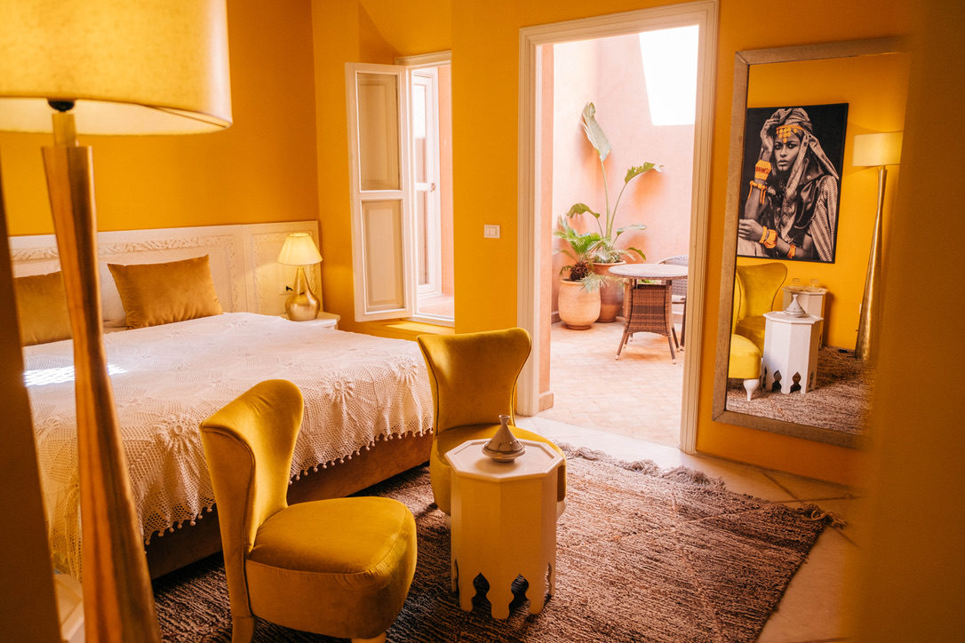 Vue panoramique du Riad