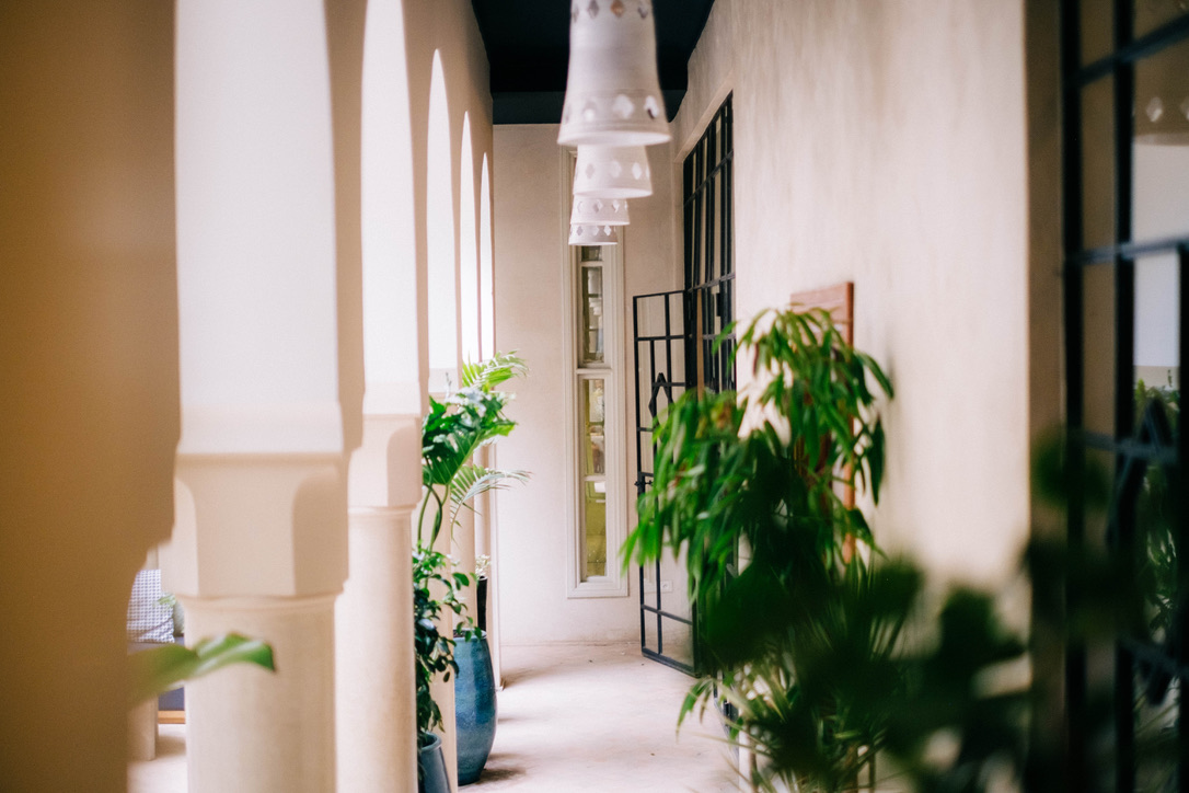 Traditional Moroccan tagine dish