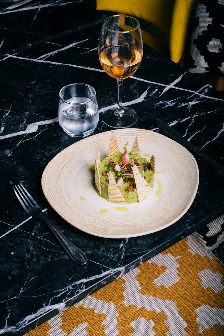 Traditional Moroccan mint tea ceremony