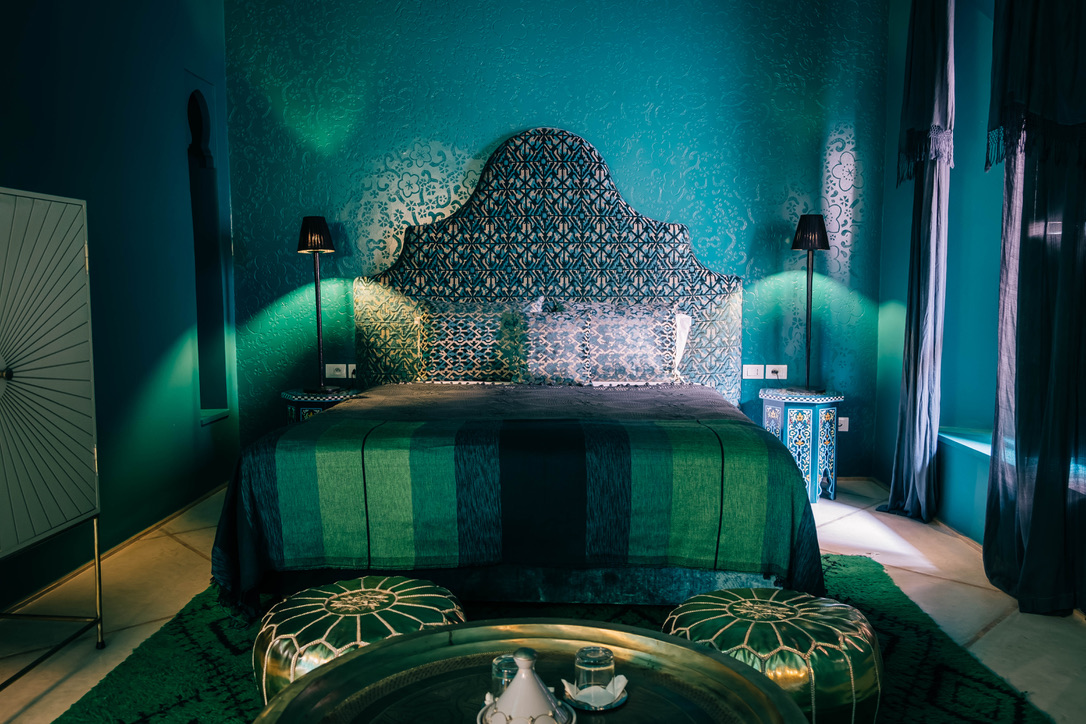 Luxurious hotel suite