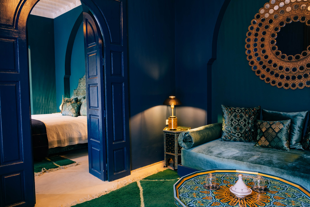 Luxurious hotel room