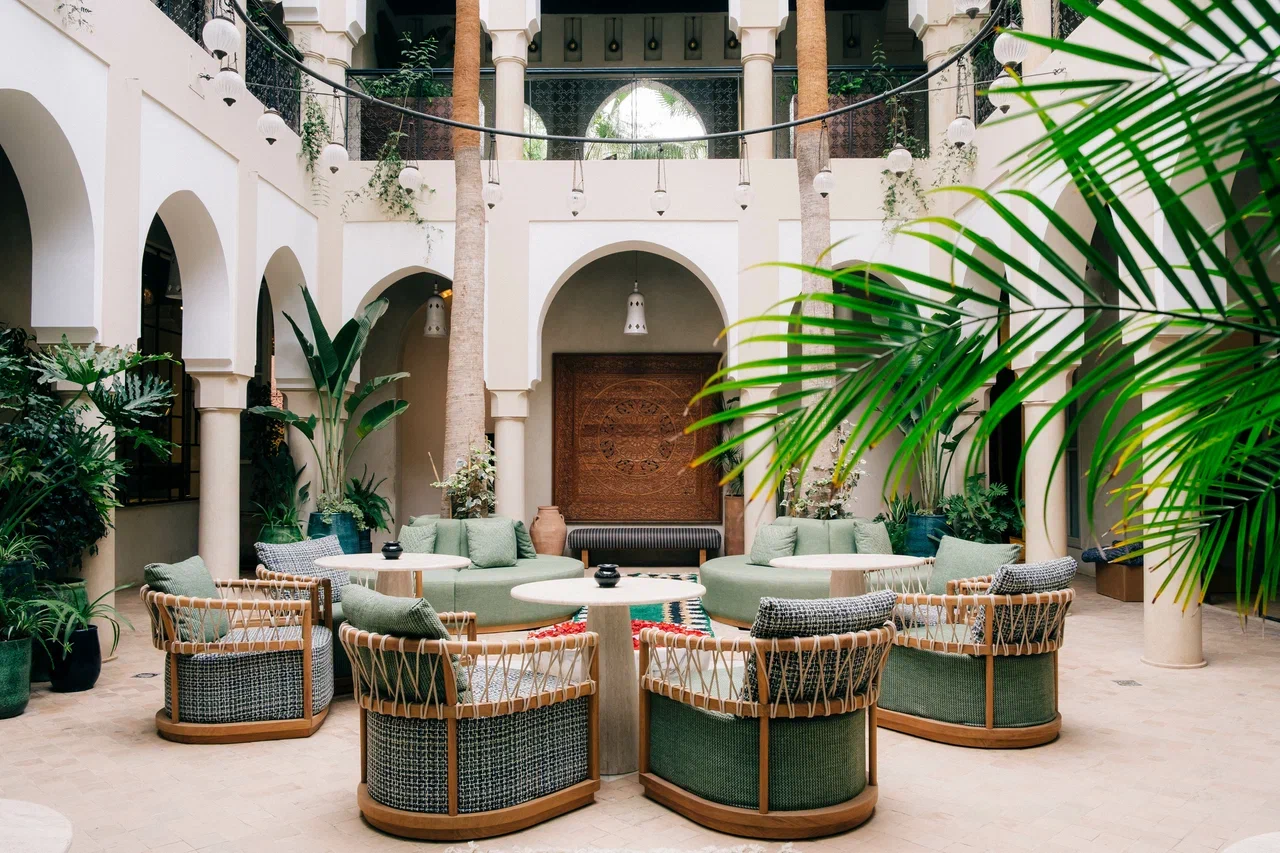 Luxurious hotel room